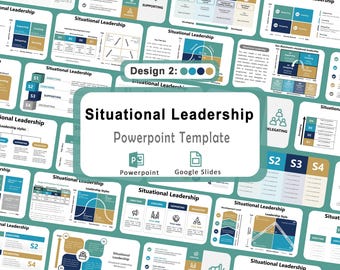 Situational Leadership PowerPoint Template, situational leadership theory, situational leadership model, situational theory of leadership