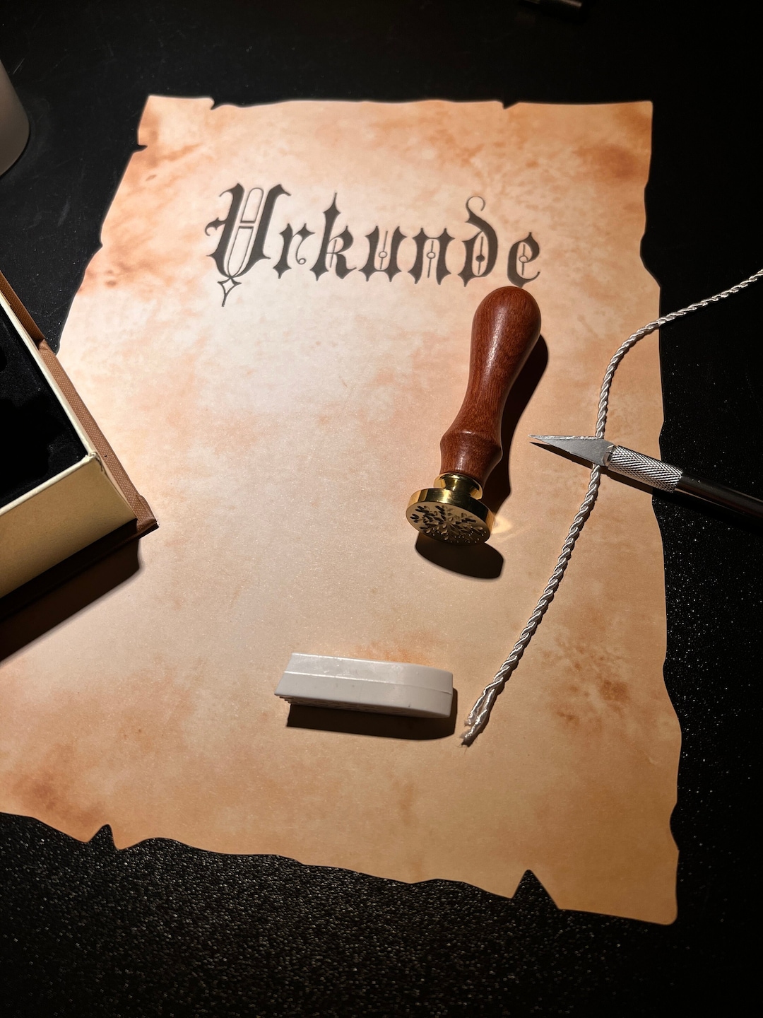 Personalisierte Urkunde im DIN A4 Format mit Wachssiegel Etsy.de