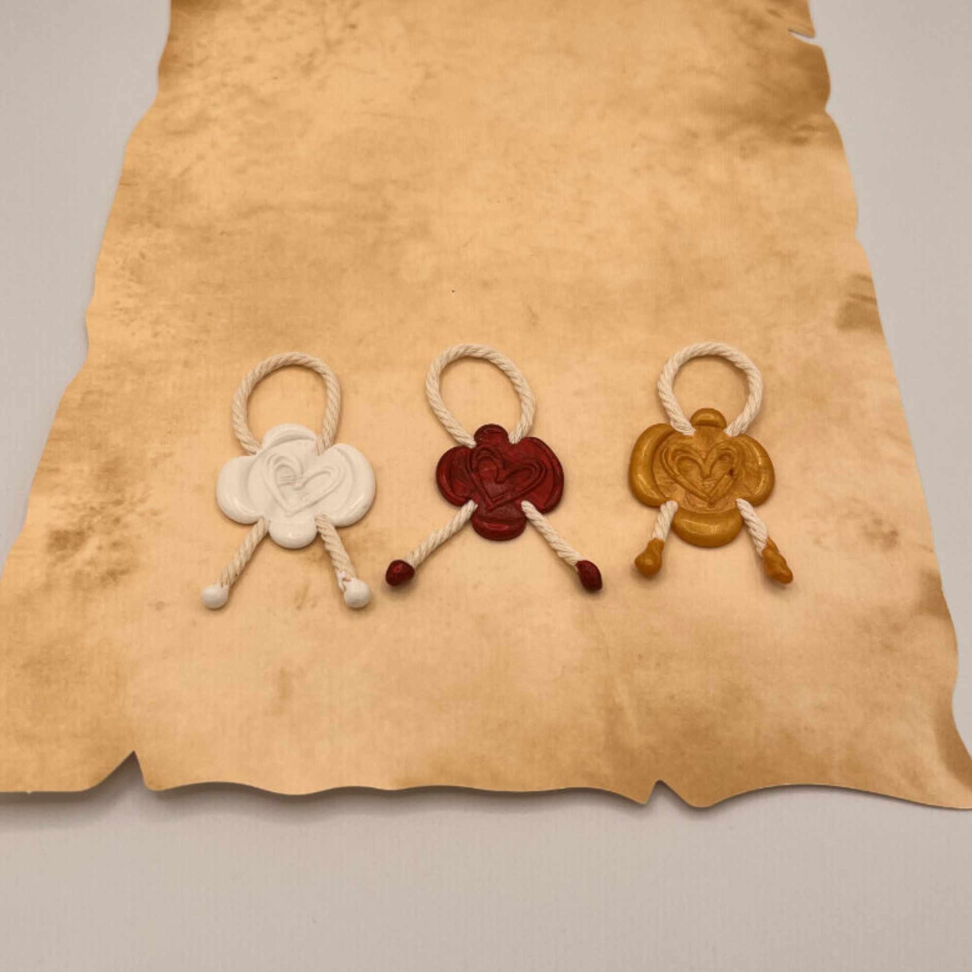 20 Blatt Vintage Urkundenpapier Mit Edlem Wachssiegel - Premium Qualität Aus Deutschland