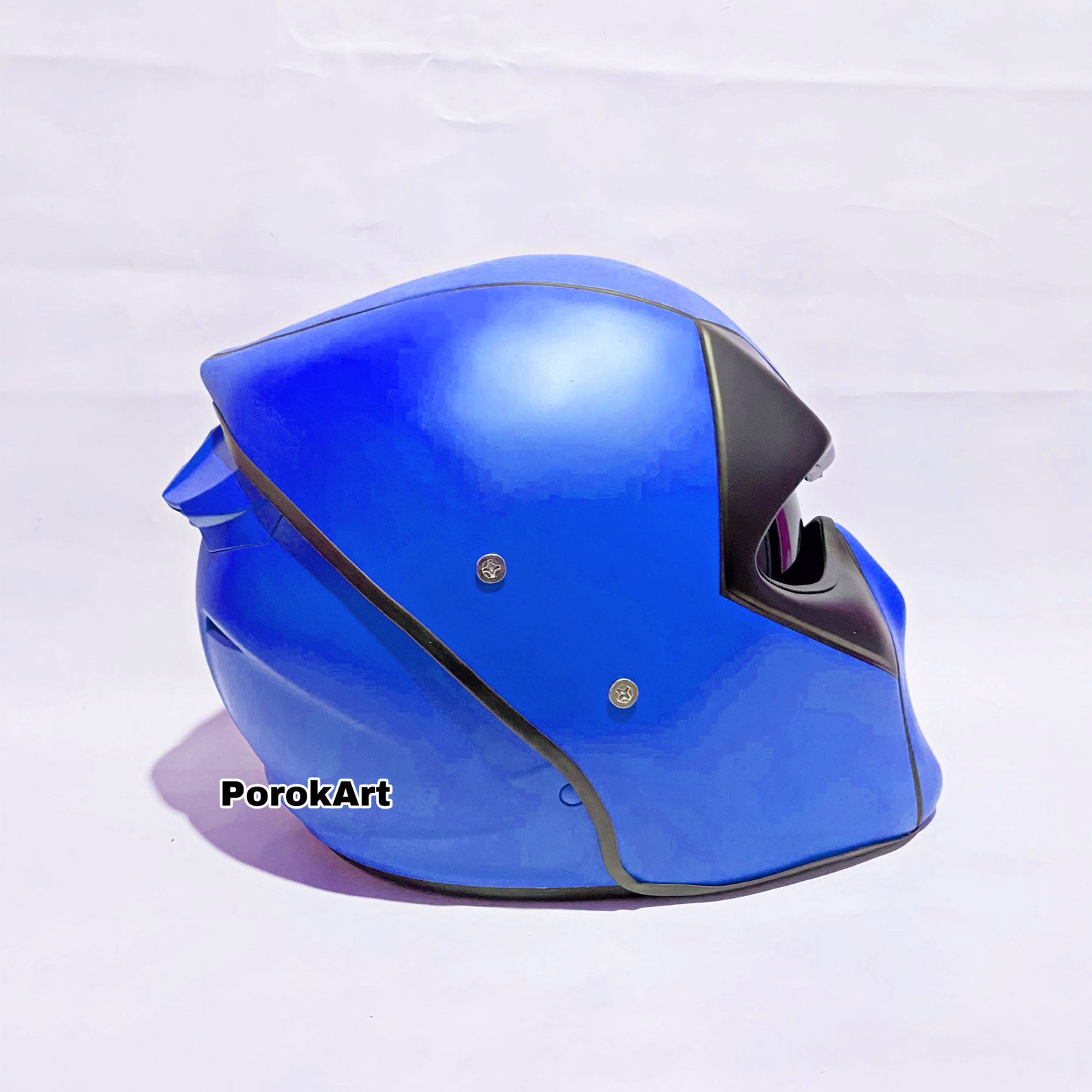 Blue Deadpool Motorcycle Helmet dot Ece Certified Etsy