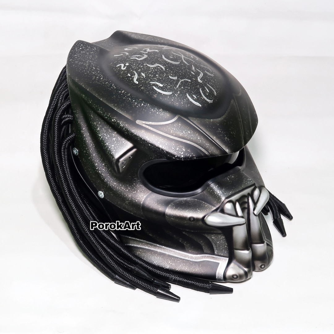 Custom Predator Helmet Black Mamba (dot Ece Certified)