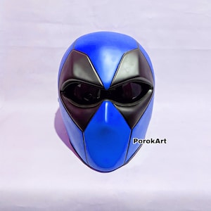 Blue Deadpool Motorcycle Helmet (Dot Ece Certified)