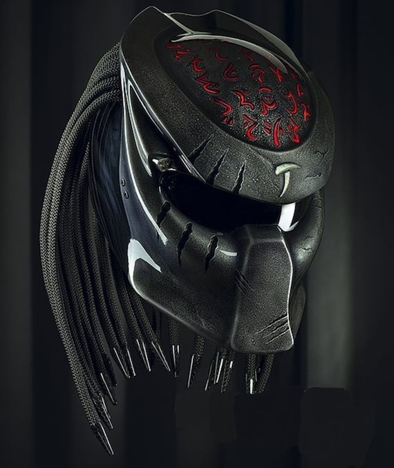 Top The King Custom Predator Motorcycle Helmet certificado Dot Ece Etsy Espana