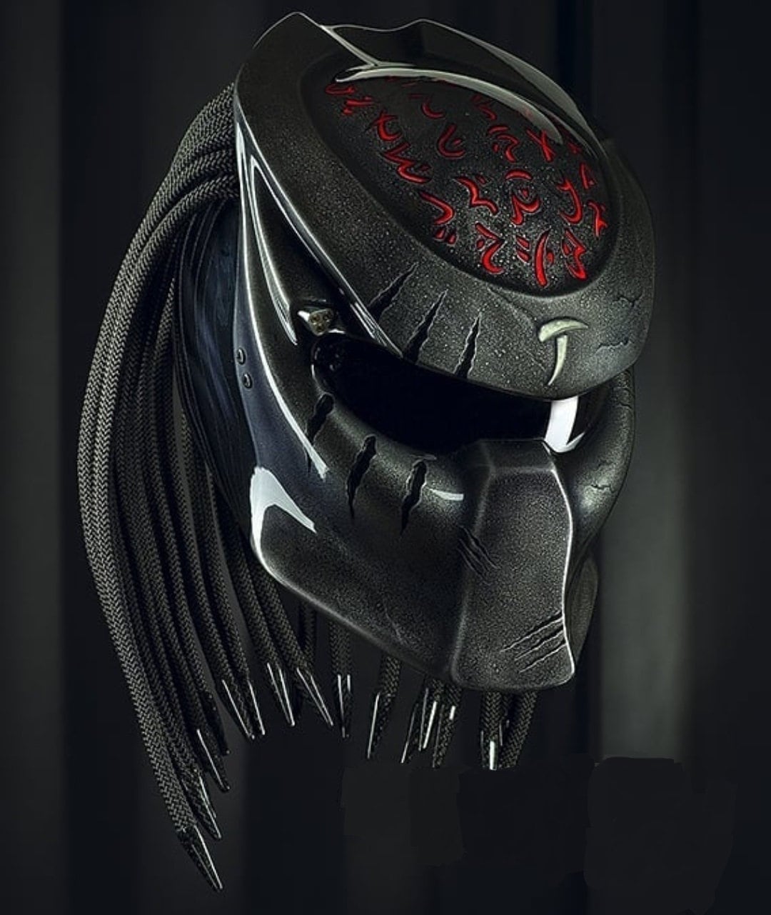 Top The King Custom Predator Motorcycle Helmet (Dot Ece Certified)
