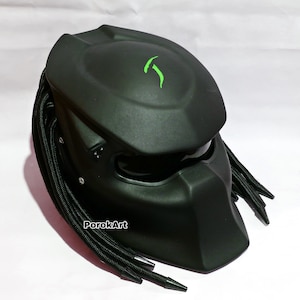 Predator Custom Helmet Logo Green (Dot Ece Certified)