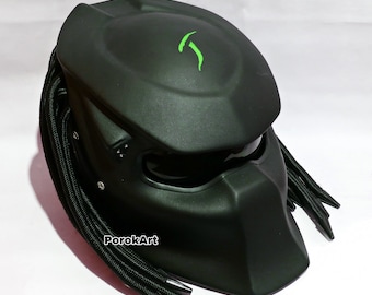 Predator Custom Helmet Logo Green (Dot Ece Certified)