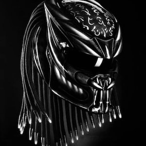 Top Predator Helmet White Fire (Dot Ece Certified)