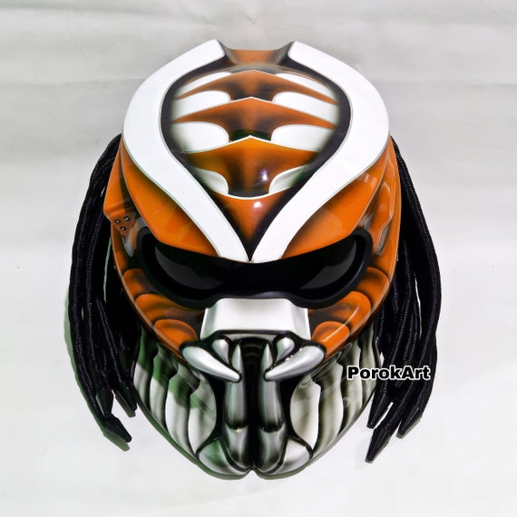 Orange hotsell predator helmet