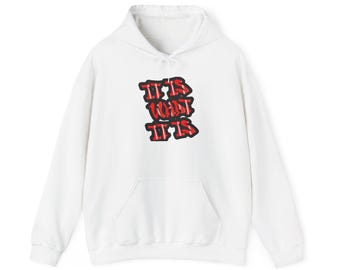 Sudadera unisex con capucha y estampado sarcástico con cita divertida.