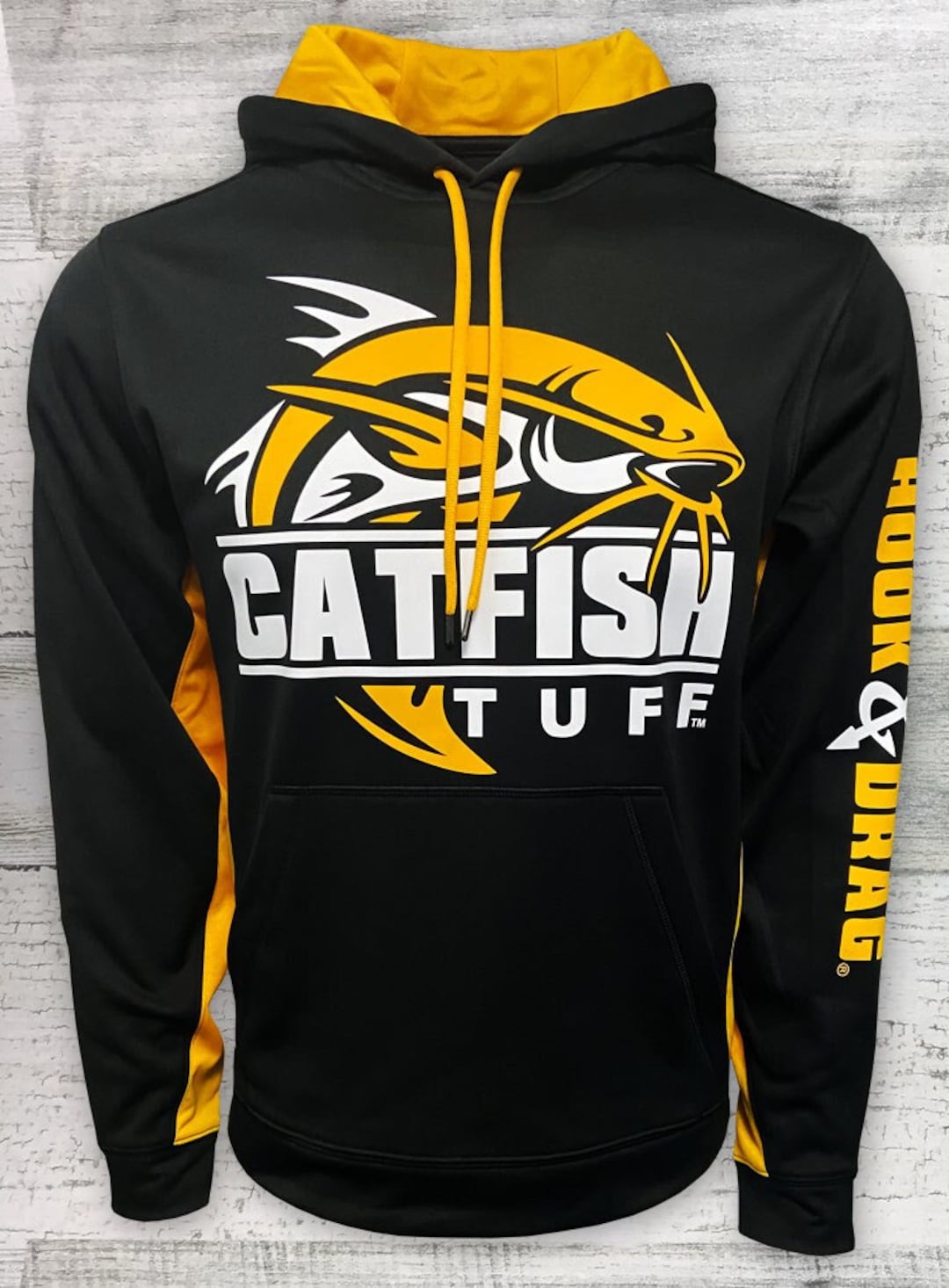 Catfish Hoodie Catfish Tuff Fishing Hoodie sport-wick® Fleece Colorblock  Hooded Pullover -  Canada