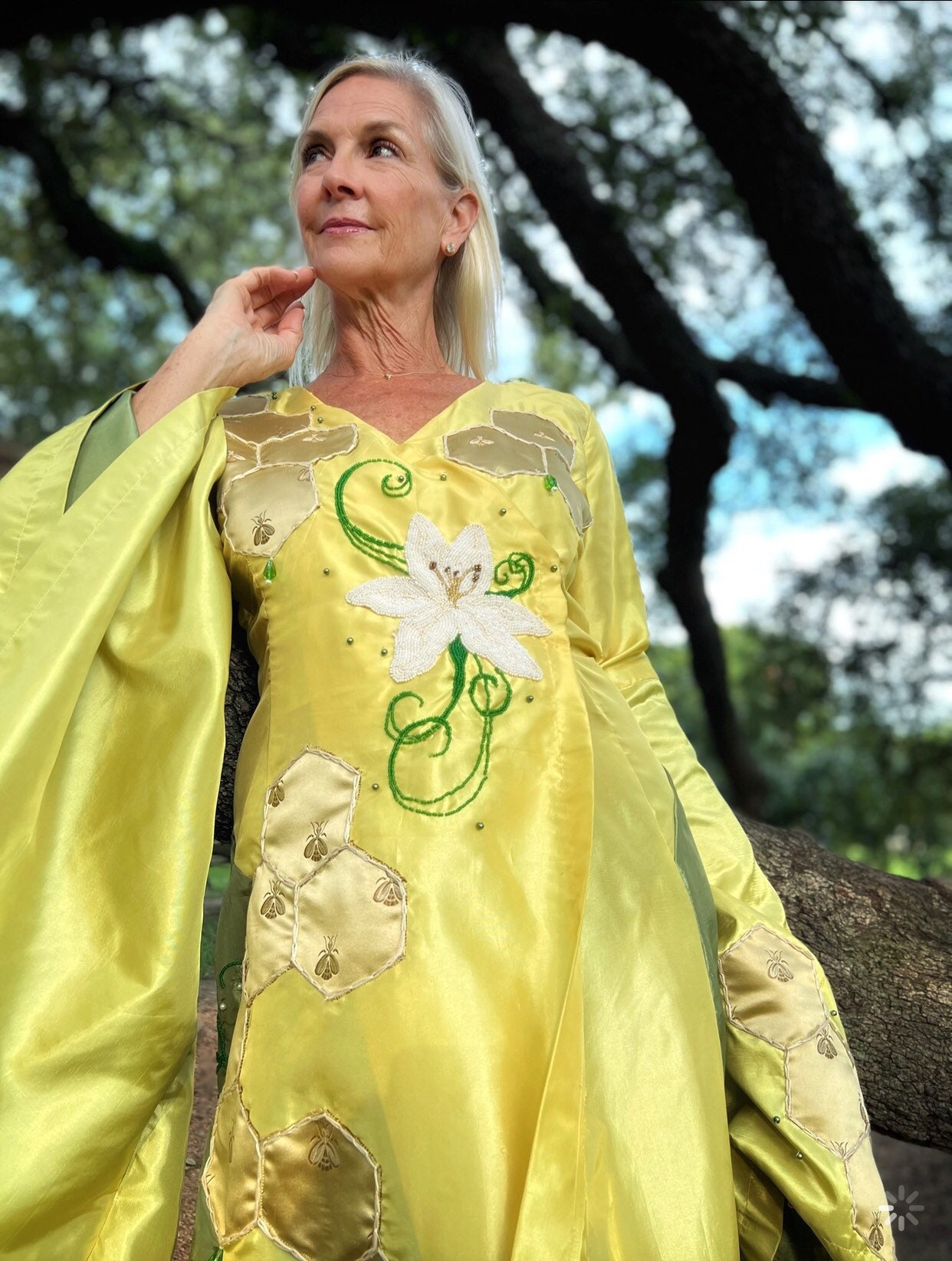 Yellow Medieval Dress Honey Lily Gown Yellow Renaissance - Etsy