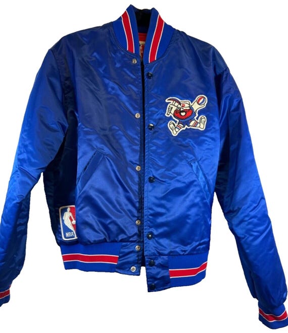 Vintage Starter Denver Nuggets Varsity Jacket Men M Satin