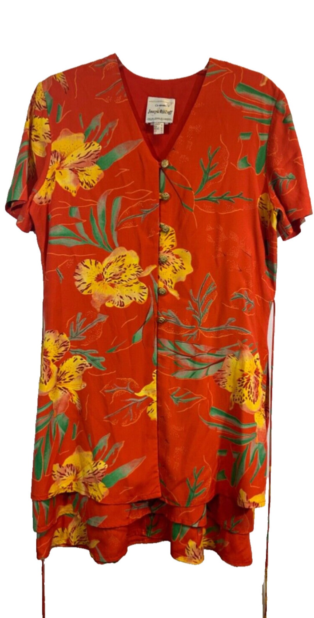 joseph ribkoff orange dress Mid-length dress Joseph Ribkoff Orange size 46 FR in Synthetic