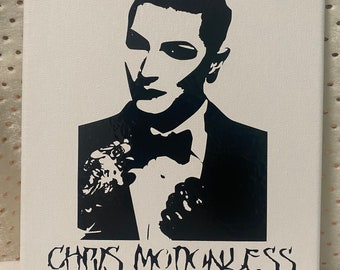 Tela de silhueta imóvel de Chris