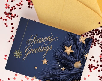 Season's Greetings | Holiday Card | Greeting Card | 2023 Xmas Card | Christmas Card