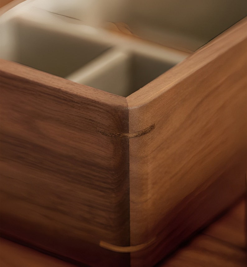 Personalized Solid Wood Jewelry Box Glass Top Walnut Wood Etsy