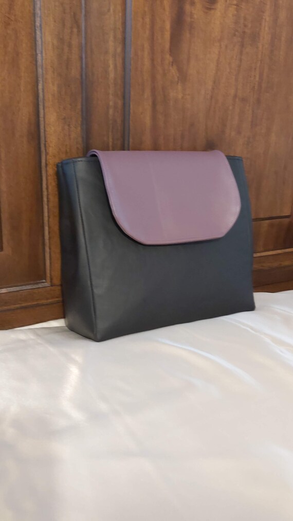 Handmade Handbag With Interchangeable Flaps Set 1 Large Purse 2