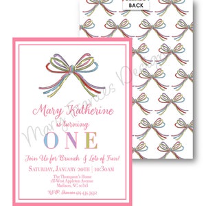 DIGITAL DOWNLOAD - Bow Birthday - Pink