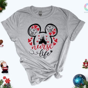 Mickey Nurse Shirt Etsy
