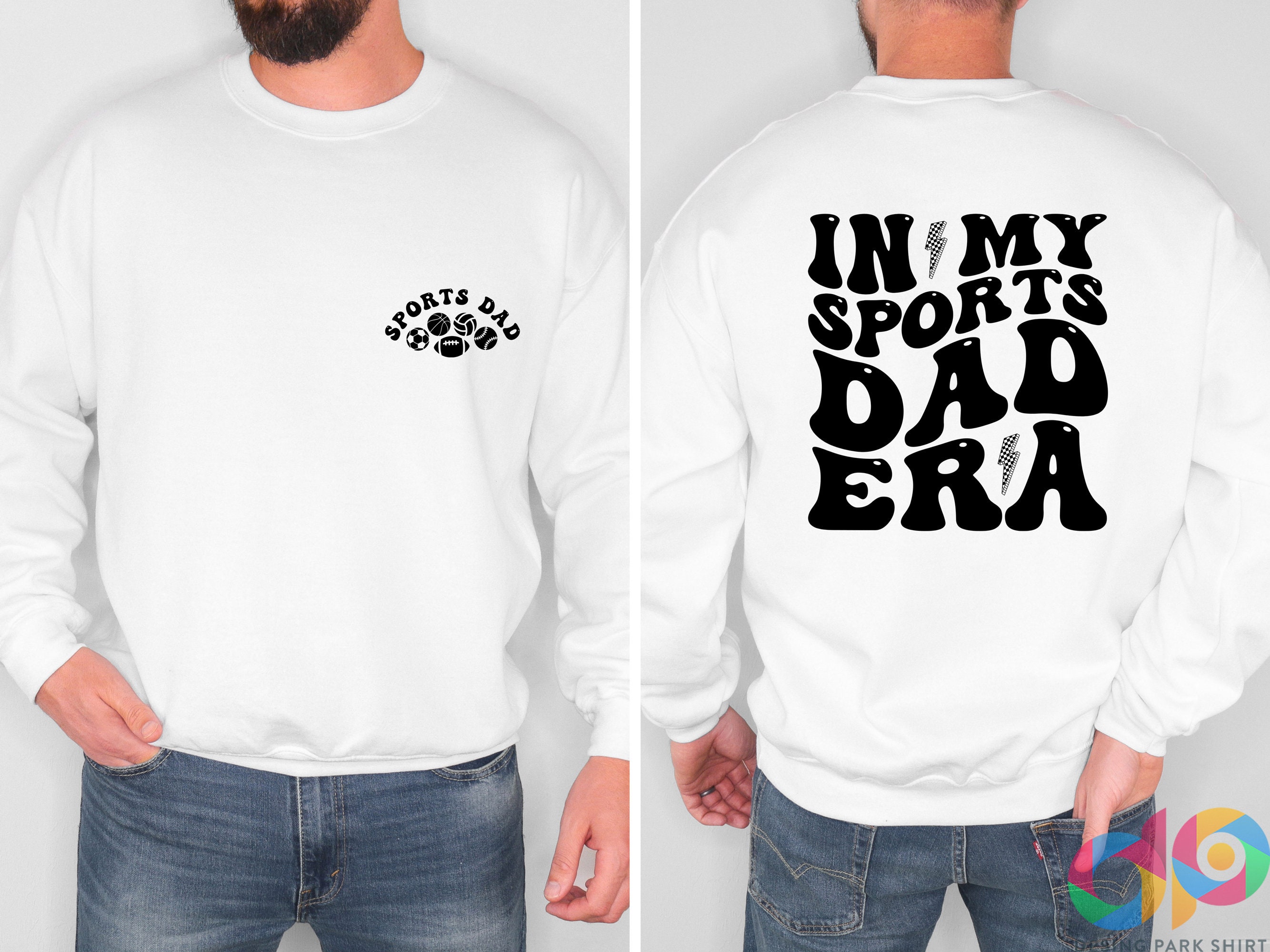 Discover In My Sports Dad Era Double Sided Sweatshirts
