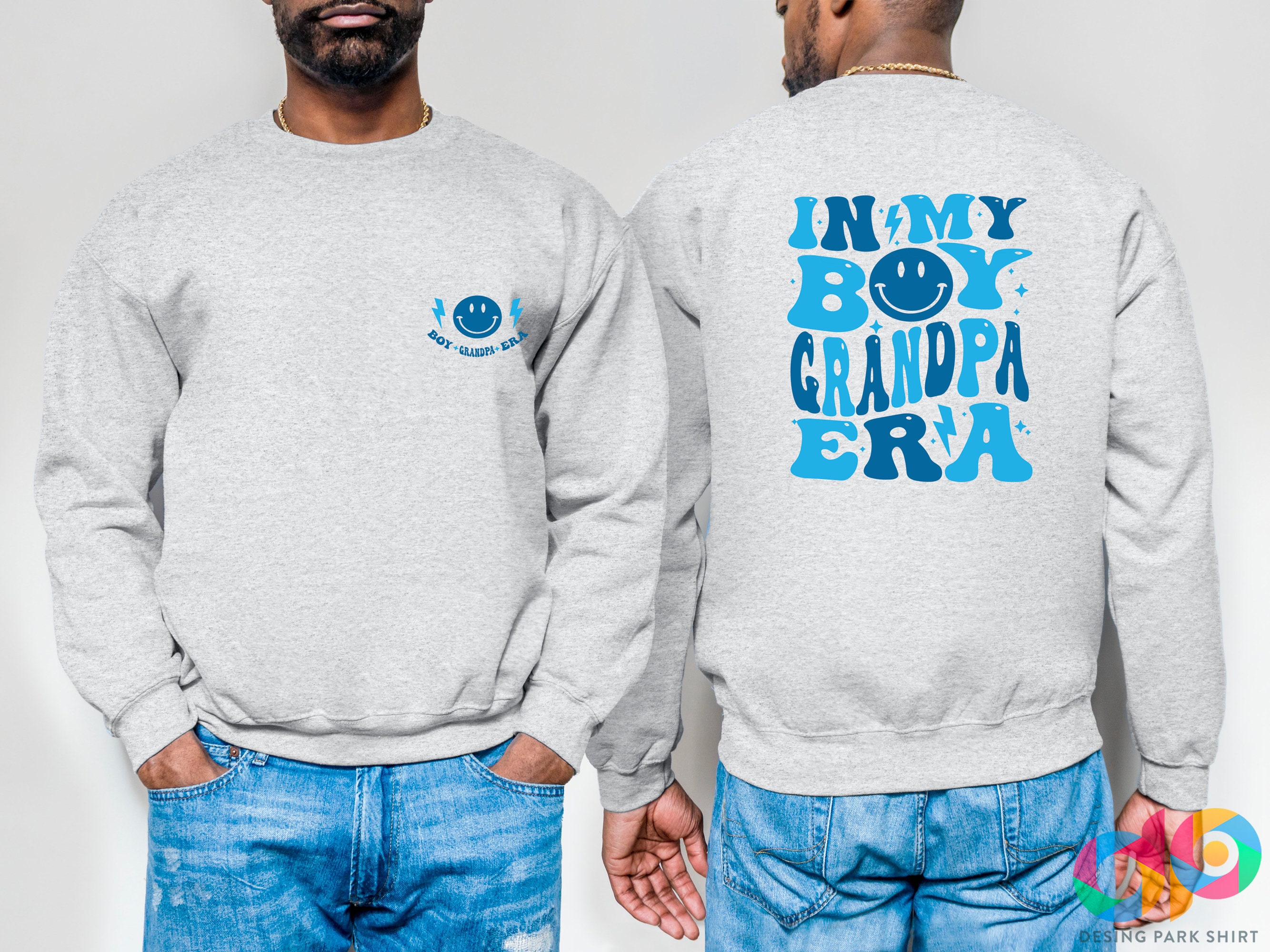 Discover In My Boy Grandpa Era Double Sided Sweatshirts, Fathers Day Gift