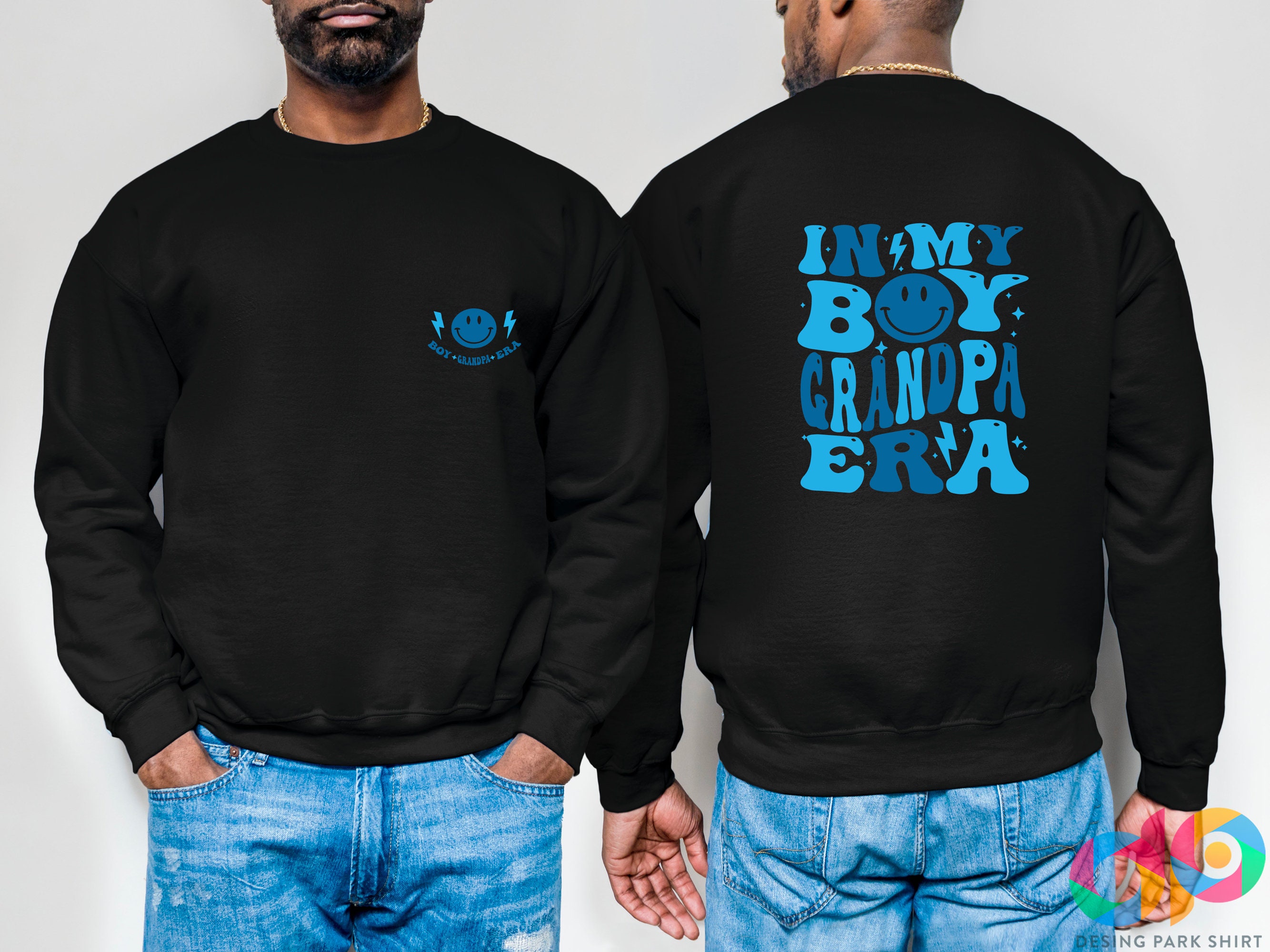 Discover In My Boy Grandpa Era Double Sided Sweatshirts, Fathers Day Gift