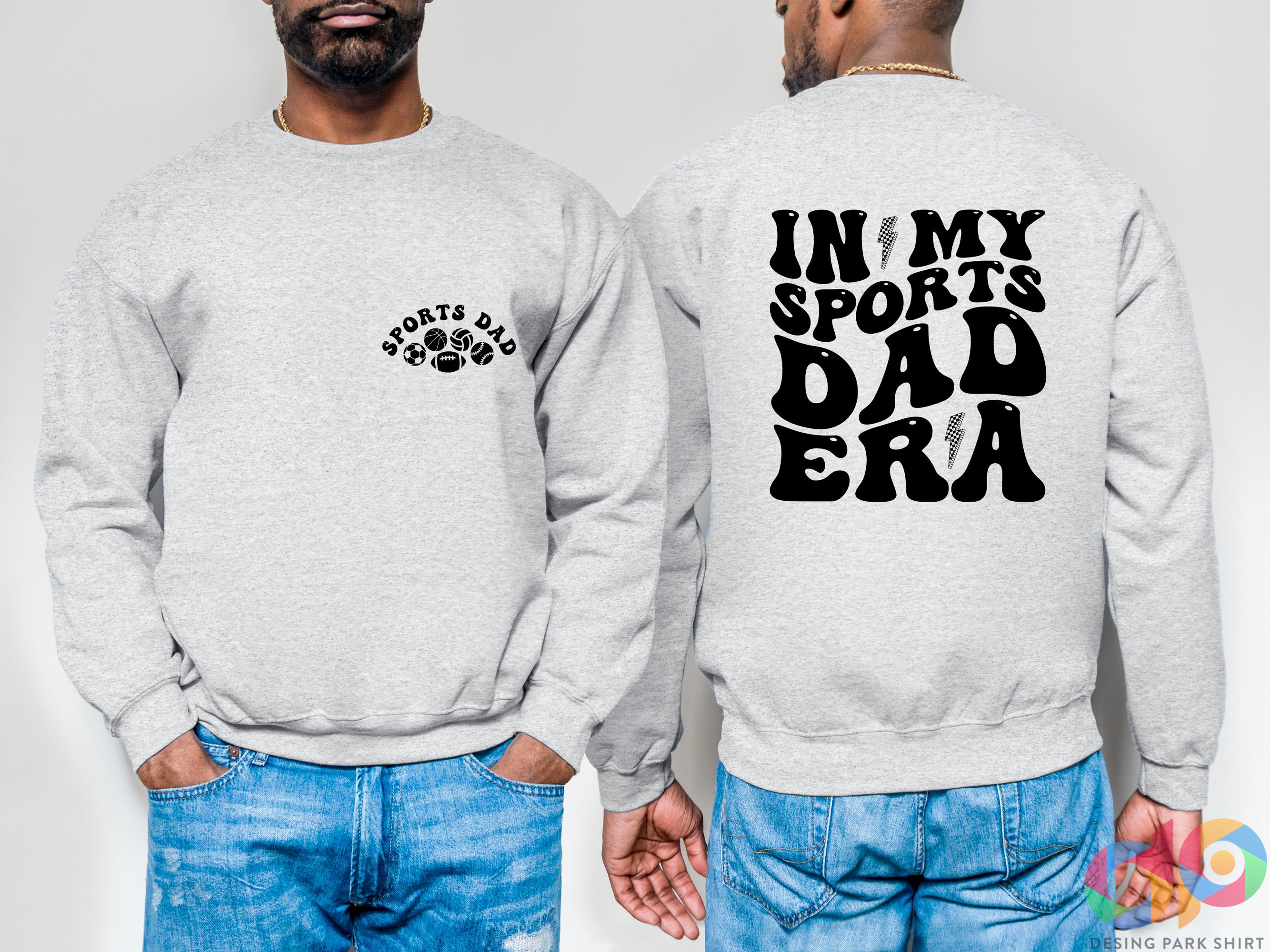 Discover In My Sports Dad Era Double Sided Sweatshirts