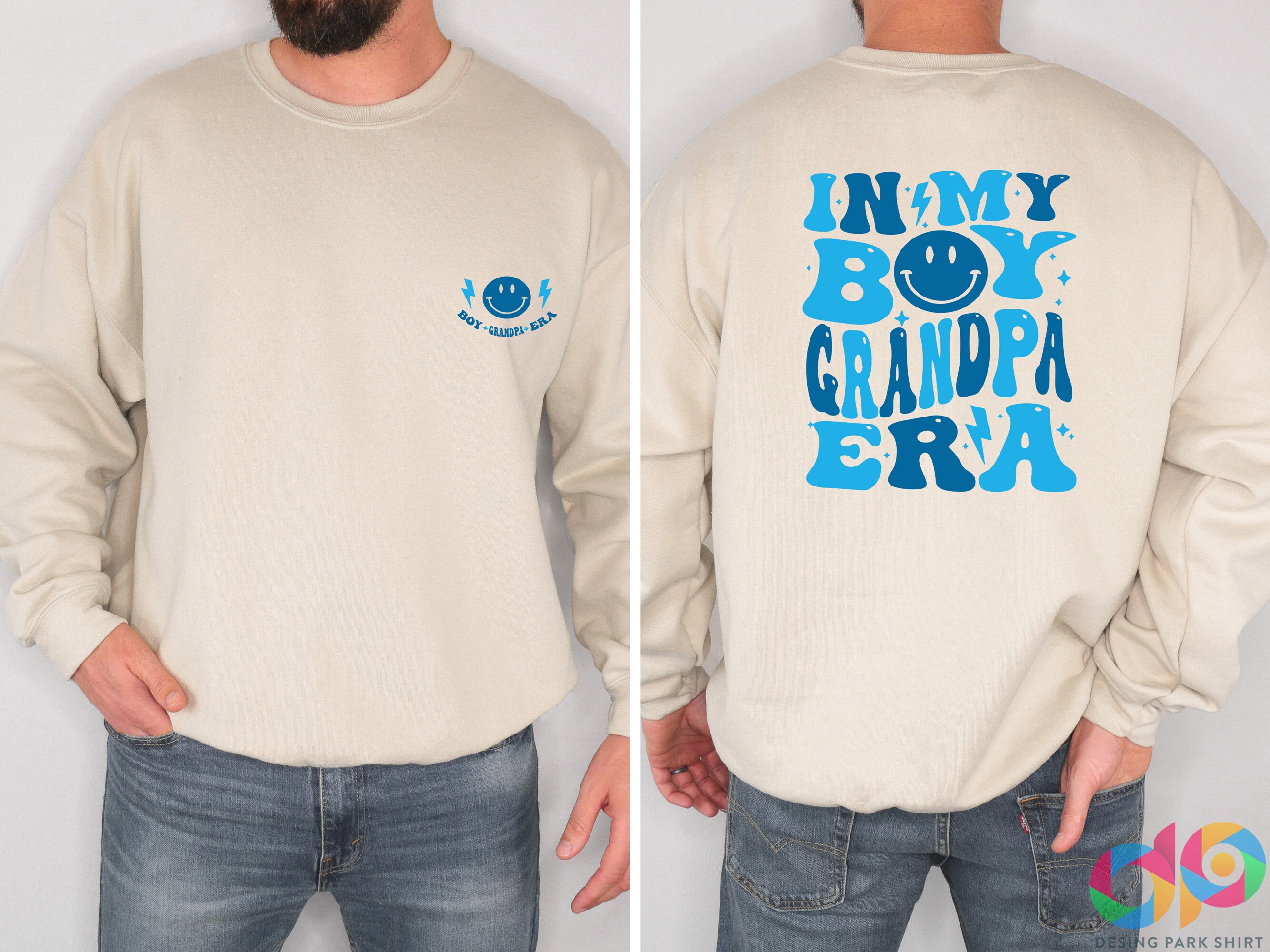 Discover In My Boy Grandpa Era Double Sided Sweatshirts, Fathers Day Gift