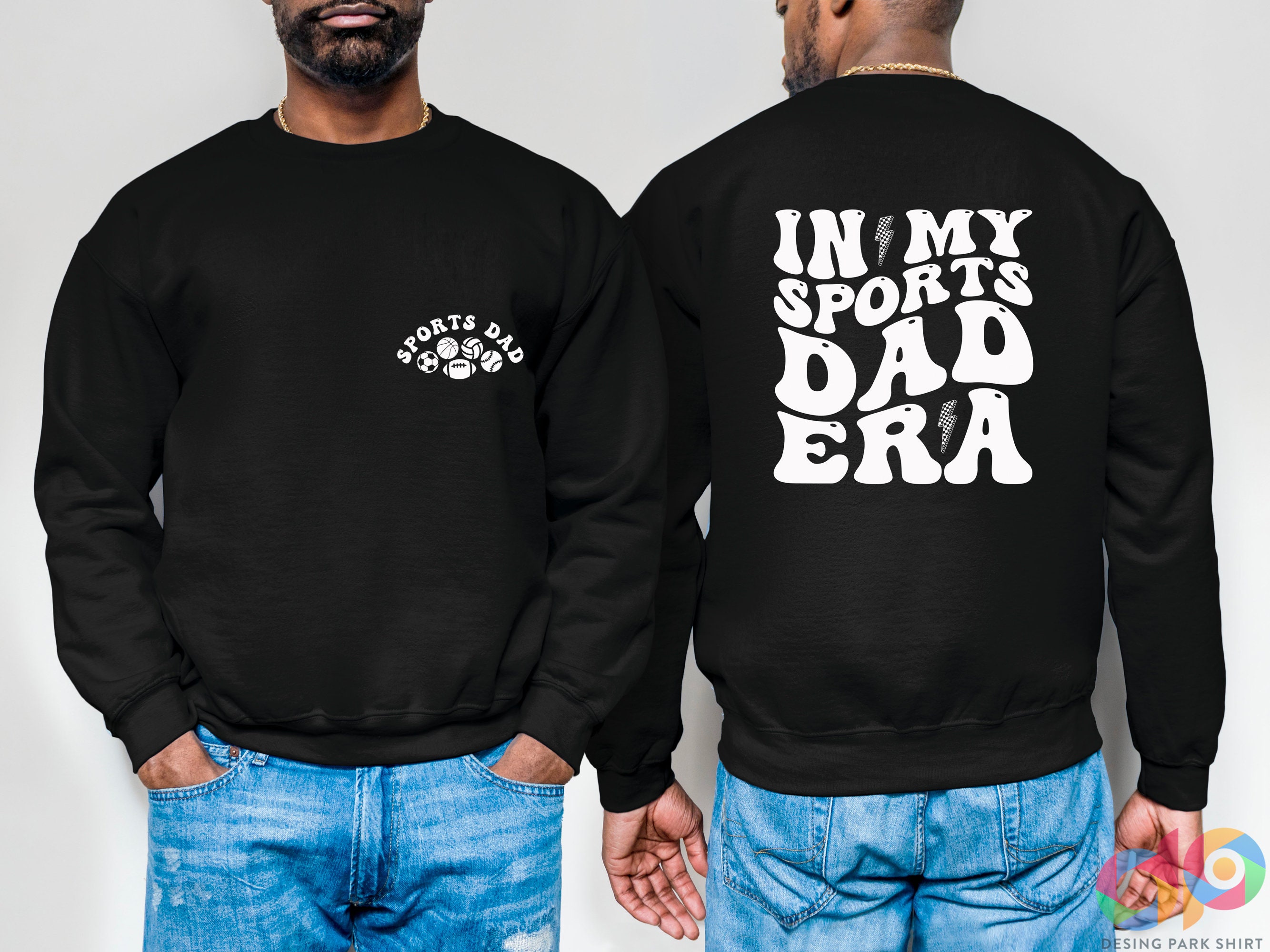 Discover In My Sports Dad Era Double Sided Sweatshirts