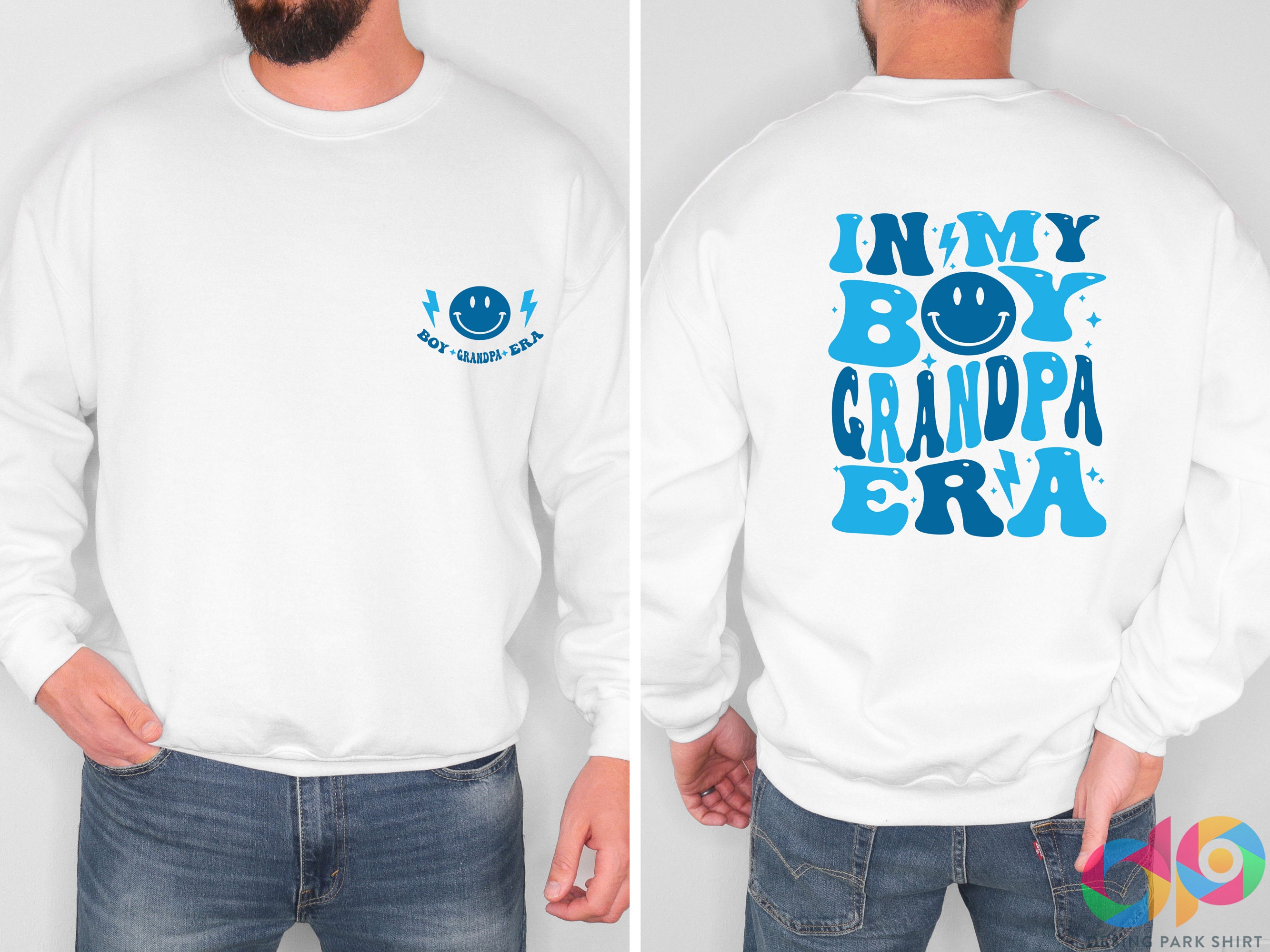 Discover In My Boy Grandpa Era Double Sided Sweatshirts, Fathers Day Gift