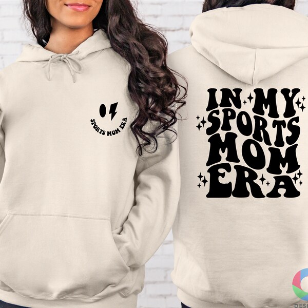 In My Sports Mom Era Sweatshirt, Sports Mom Hoodie, Game Day Sweatshirt for Mom, Retro Mama Sweater, Team Mom Gift İdeas, Mothers Day Gift