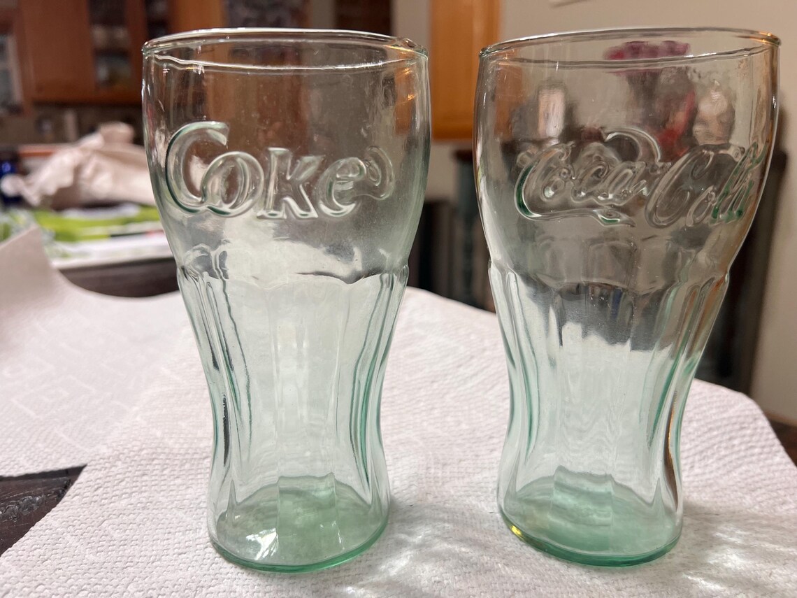 Vintage Coke / Coca-cola Glasses / Cups / Drinking / Antique - Etsy