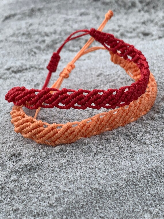 Buy Macrame Wave Bracelet Online in India Etsy