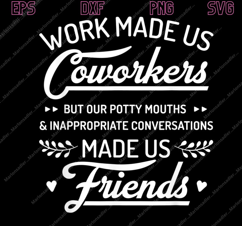 Best Leaving Gift Work Made Us Coworkers but Our Potty Mouths Etsy