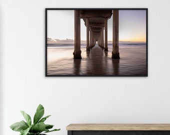 Scripps Pier, San Diego California, Beach Photography, San Diego Photography, Beach Wall Art, Art