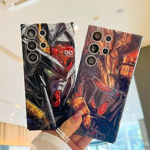 Cute Robot Anime Phone Case for iPhone 16 E 15 14 13 12 11 Pro Max Samsung S24 S23 S20 FE S21 S22 Plus S25 Ultra Google Pixel 7 8 9 Pro XL