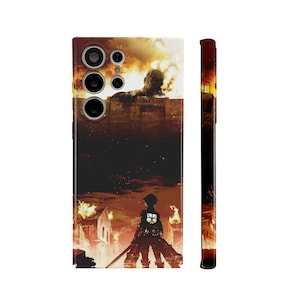 Leuke Anime Manga iPhone Case voor Samsung S23FE S21 S22 S23 Ultra Zflip3 Zflip4 & iPhone XR X XS Mini 6 7 8 Plus 11 12 13 14 15 Pro Max Case