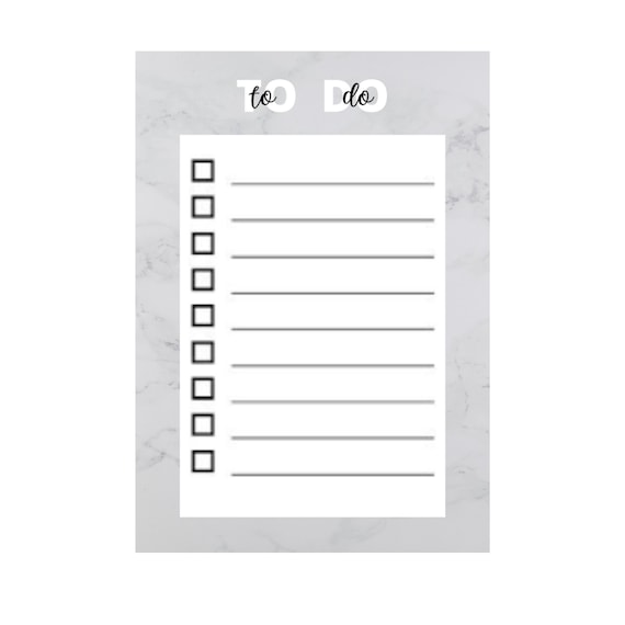 To Do List Template Printable Downloadable PDF A4 A5 Etsy to-do-list-template-printable-downloadable-pdf-a4-a5-etsy