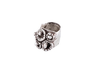 Modern Sterling Silver Statement Ring | Handmade ring