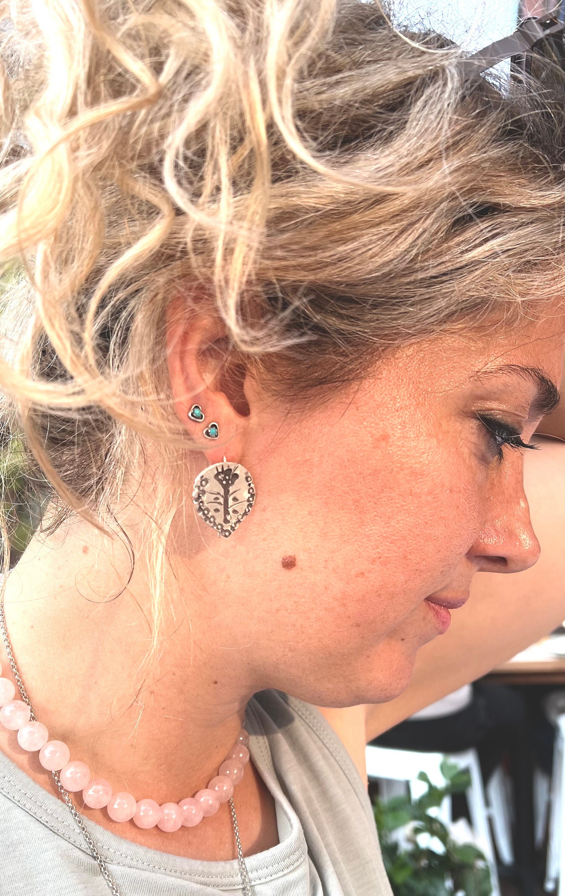 BALMORA 1 Coppia Di Orecchini A Forma Di Tulipano In Argento Sterling