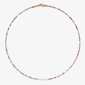 Muti-color Natural Stone & Fresh Water Pearl Necklace
