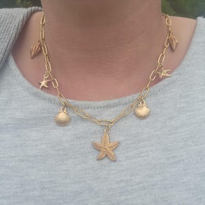 Build Your Own Custom Charm Necklace, Bridesmaid Proposal Gift, Gift For Her, Design Your Own Jewelry,  Personalized Gold Charm Necklace