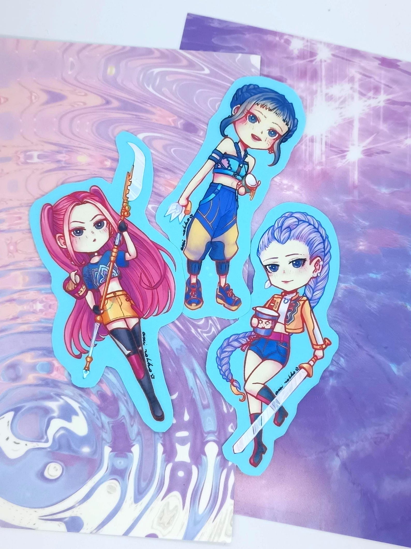 K-pop Demon Hunters Stickers (rumi, Zoe, Mira) - Etsy