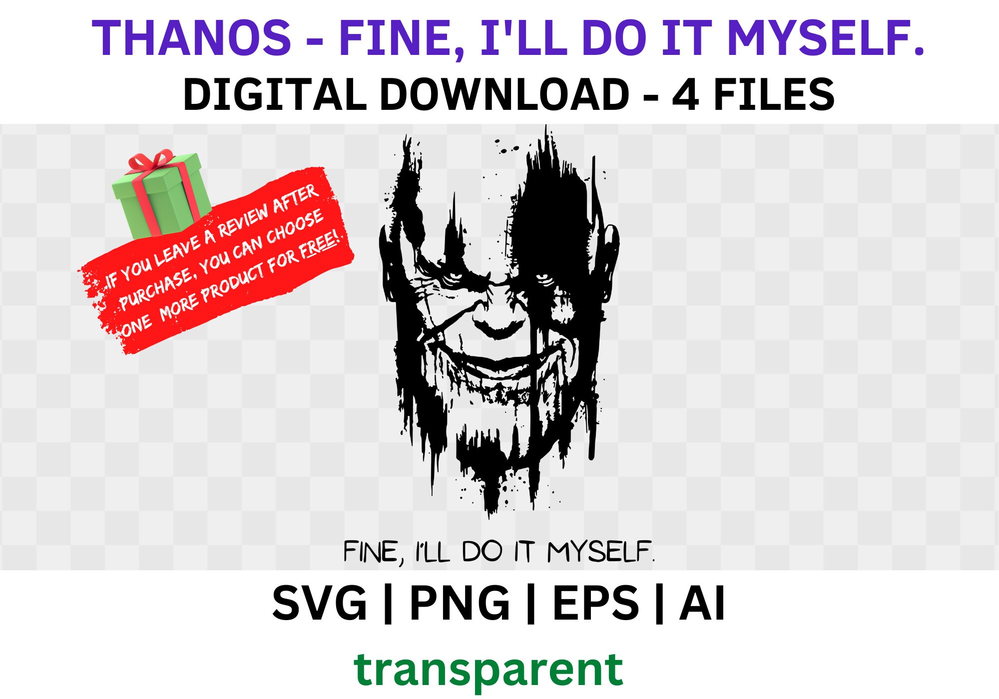 THANOS SVG LOGO Fine I