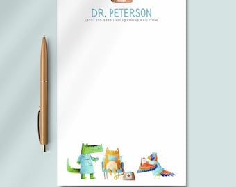 Personalized Pediatrician Notepad: Custom Doctor Gift, Children's Hospital Note Pad (50 Pages)