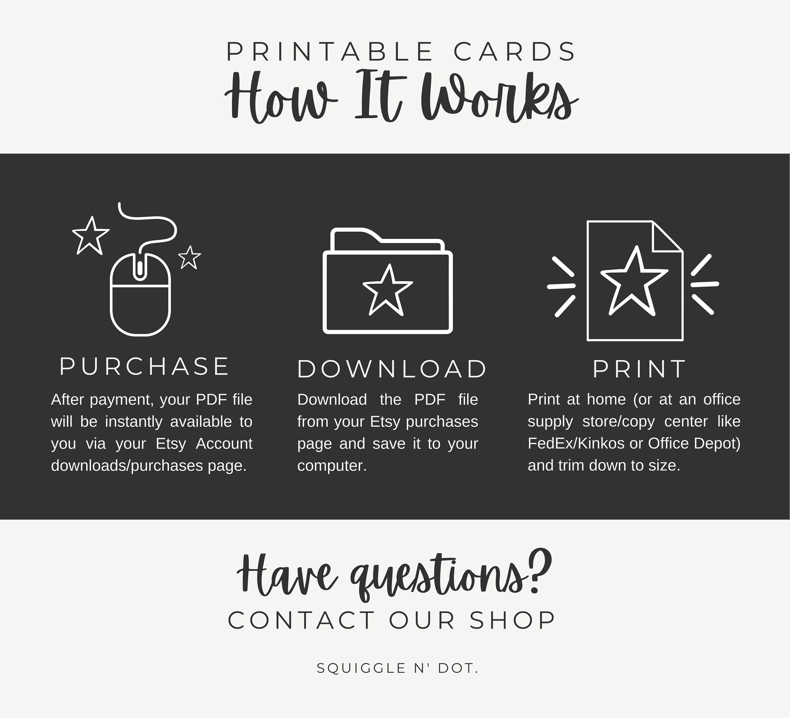 Valentine Cards Printable Instant Download Valentines for Kids Digital ...