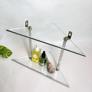 Vintage Glass Shelf - Etsy