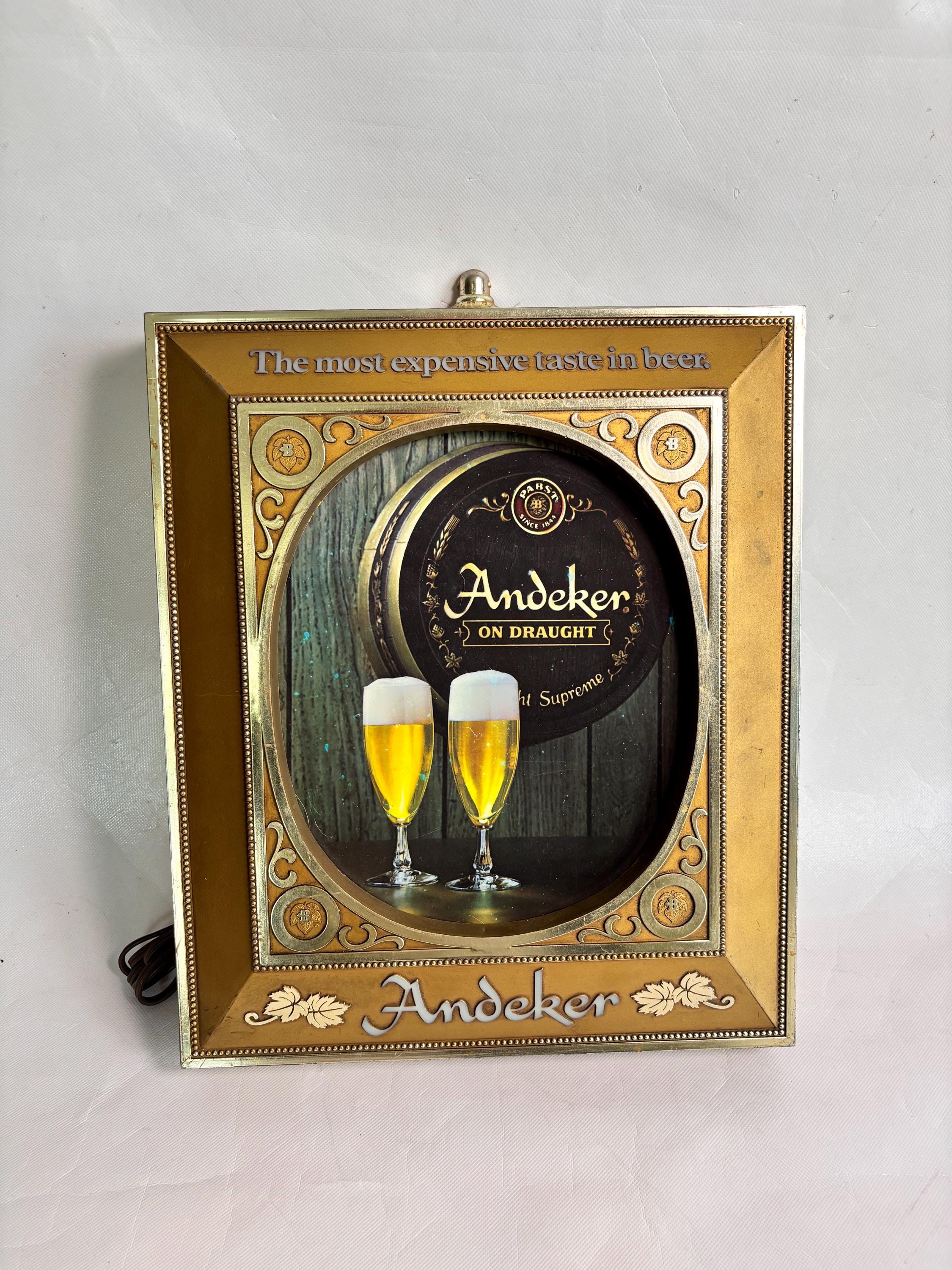 Andeker Beer Sign - Etsy