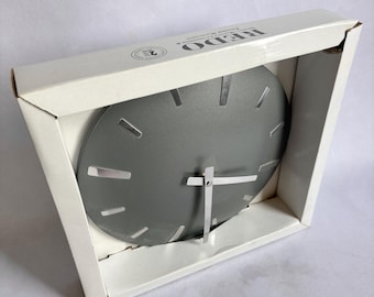 1990年代のヴィンテージIKEAポストモダンデザイングレー壁掛け時計