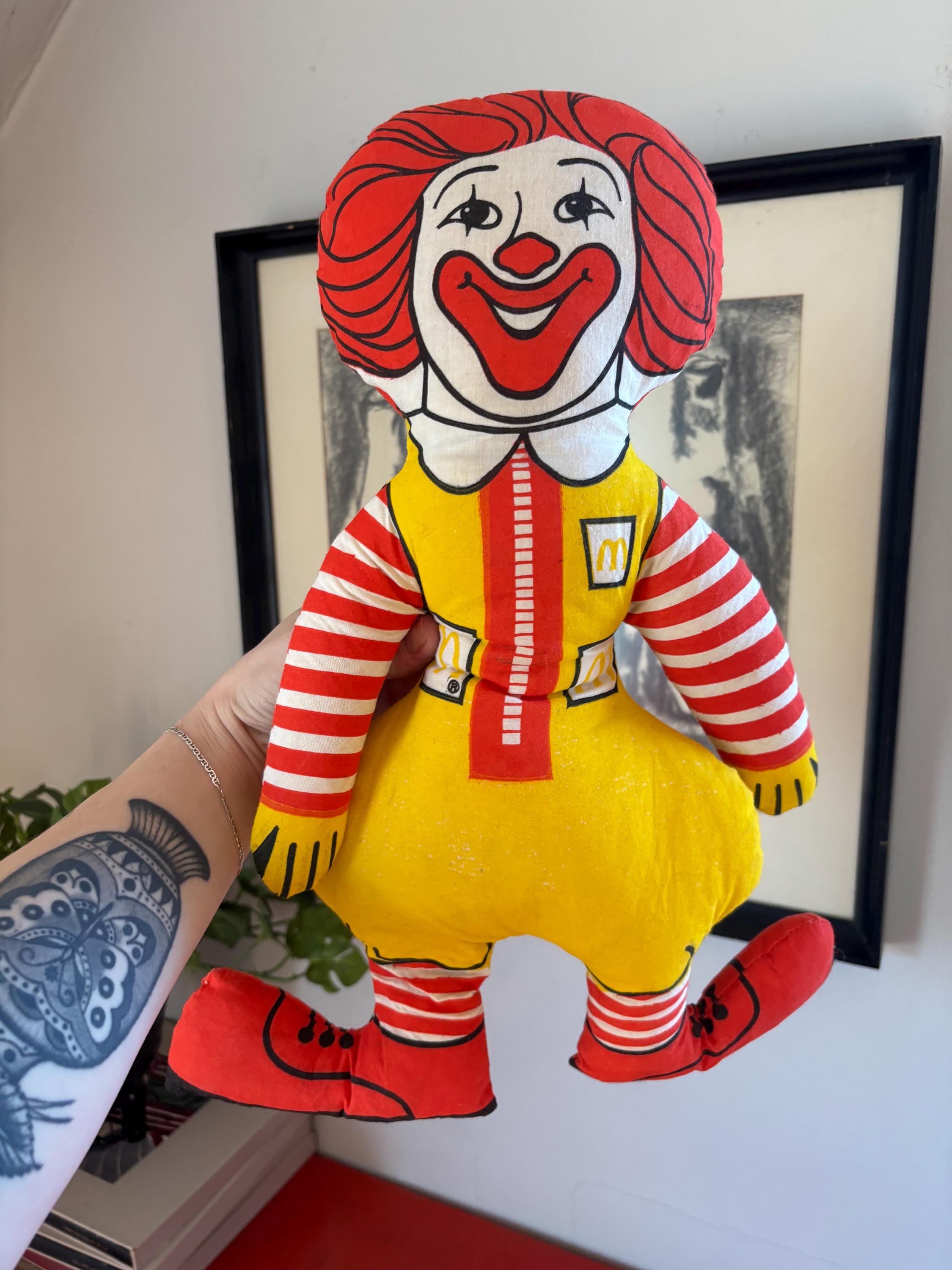 レトロ マクドナルド ロナルド人形